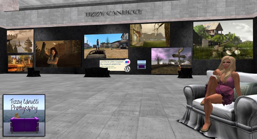 Tizzy Canucci's Artists4SL gallery in Second Life